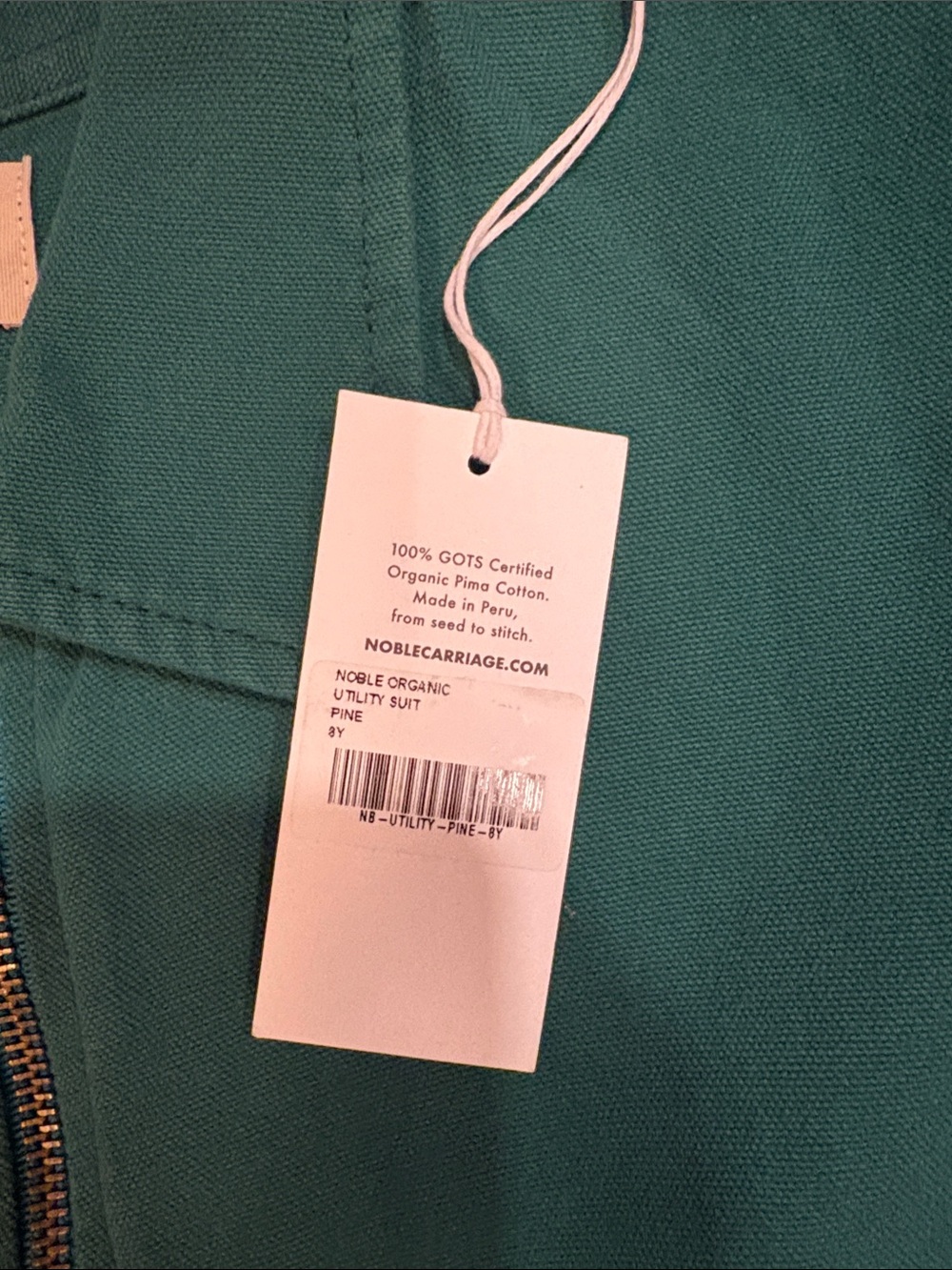 Kids noble utility jumpsuit - Picture 3 of 5